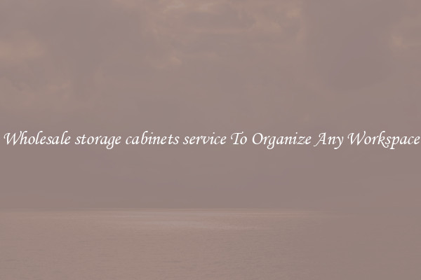 Wholesale storage cabinets service To Organize Any Workspace