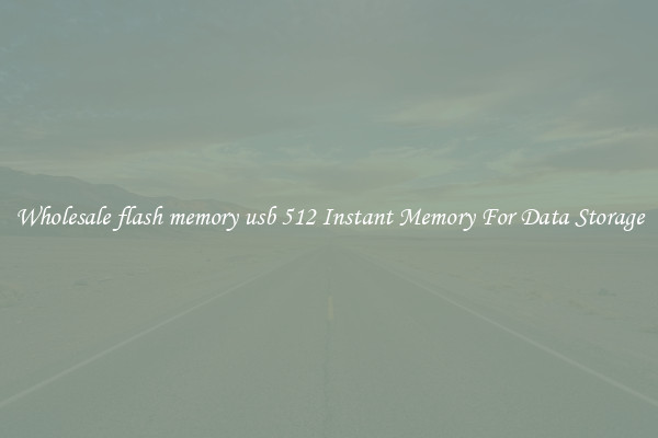 Wholesale flash memory usb 512 Instant Memory For Data Storage