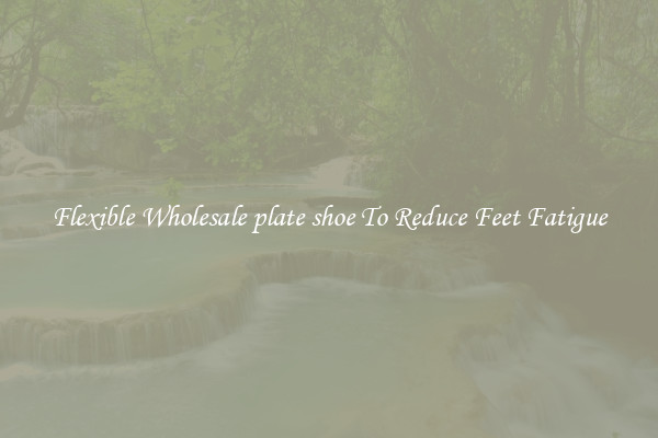 Flexible Wholesale plate shoe To Reduce Feet Fatigue